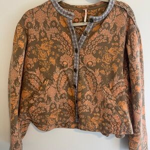 Floral Patterned Women's Jacket